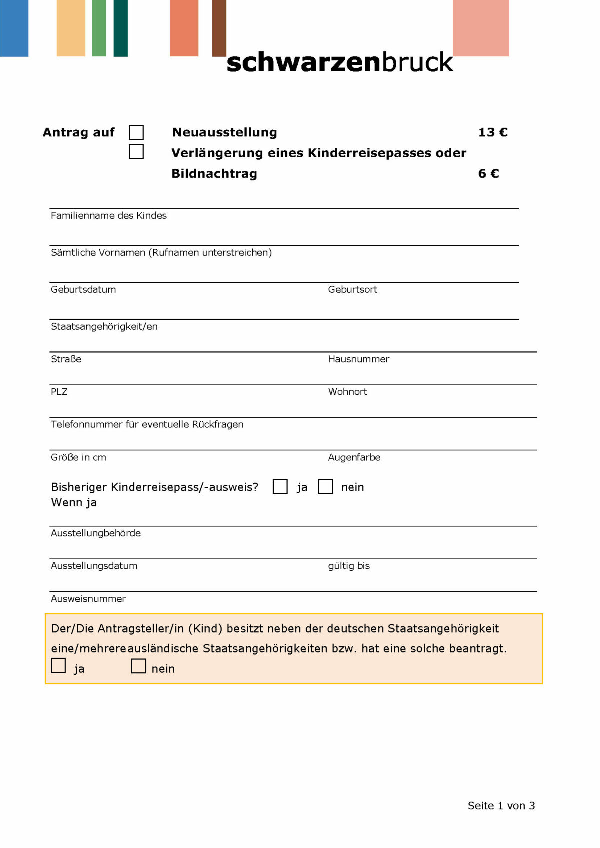 Online-Formulare – Gemeinde Schwarzenbruck