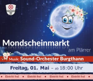 Der Mondscheinmarkt tanzt in den Mai